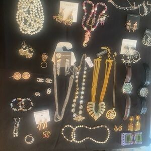 Gold and Silver Necklace with Elegant Pendants